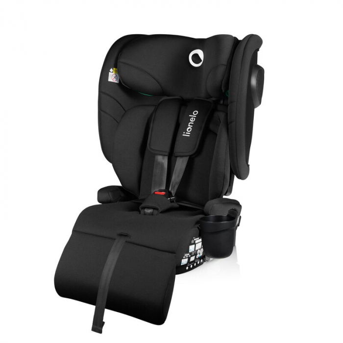 Scaun auto pliabil, Lionelo, Nelly, i-Size, 76- 150 cm, Tetiera reglabila in 15 pozitii, Spatar reglabil in 4 pozitii, Sisteme de fixare Isofix si Top Tether, Sezut lat si confortabil, Conform cu ECE  [7]