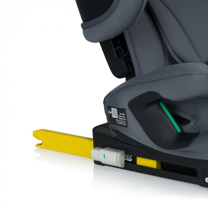 Scaun auto pliabil, Lionelo, Nelly, i-Size, 76- 150 cm, Tetiera reglabila in 15 pozitii, Spatar reglabil in 4 pozitii, Sisteme de fixare Isofix si Top Tether, Sezut lat si confortabil, Conform cu ECE  [21]