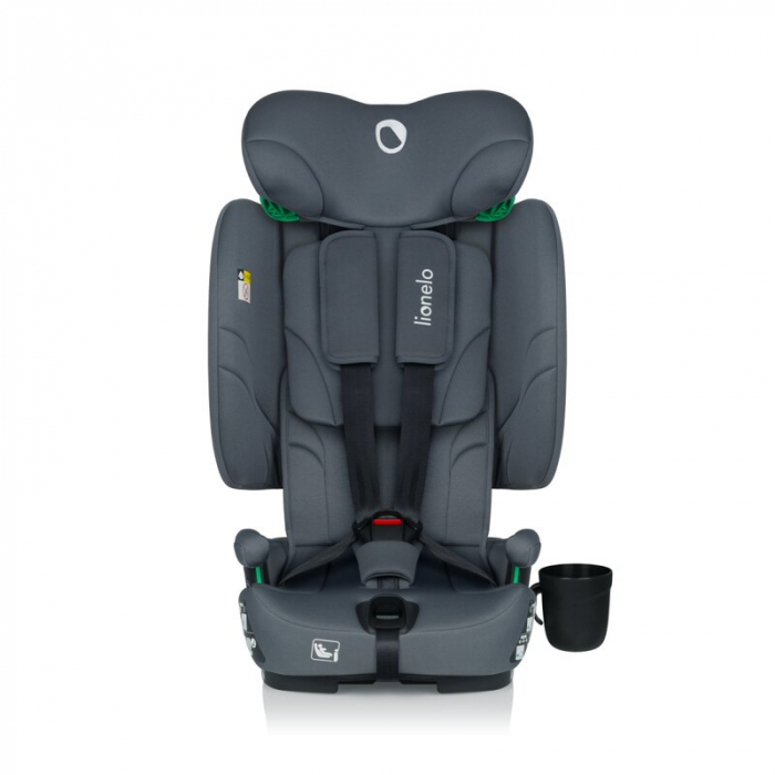 Scaun auto pliabil, Lionelo, Nelly, i-Size, 76- 150 cm, Tetiera reglabila in 15 pozitii, Spatar reglabil in 4 pozitii, Sisteme de fixare Isofix si Top Tether, Sezut lat si confortabil, Conform cu ECE  [13]