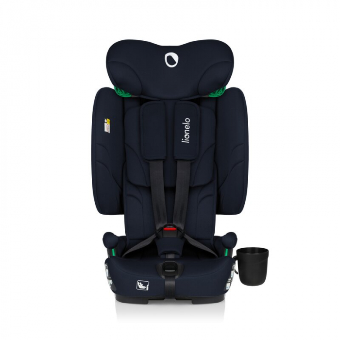 Scaun auto pliabil, Lionelo, Nelly, i-Size, 76- 150 cm, Tetiera reglabila in 15 pozitii, Spatar reglabil in 4 pozitii, Sisteme de fixare Isofix si Top Tether, Sezut lat si confortabil, Conform cu ECE  [13]