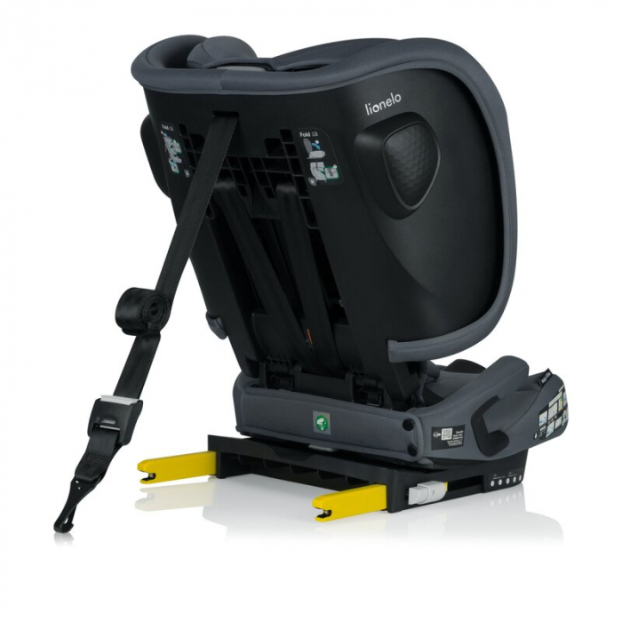 Scaun auto pliabil, Lionelo, Nelly, i-Size, 76- 150 cm, Tetiera reglabila in 15 pozitii, Spatar reglabil in 4 pozitii, Sisteme de fixare Isofix si Top Tether, Sezut lat si confortabil, Conform cu ECE  [8]