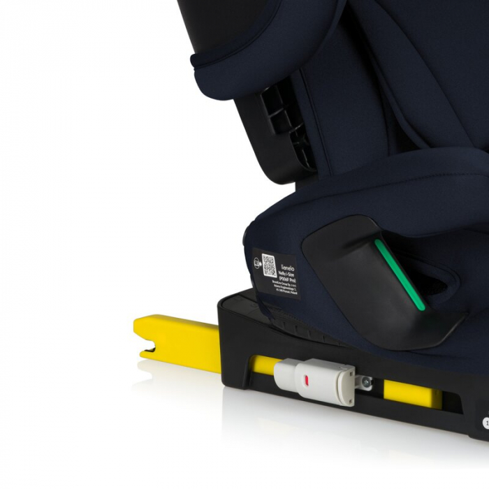 Scaun auto pliabil, Lionelo, Nelly, i-Size, 76- 150 cm, Tetiera reglabila in 15 pozitii, Spatar reglabil in 4 pozitii, Sisteme de fixare Isofix si Top Tether, Sezut lat si confortabil, Conform cu ECE  [20]