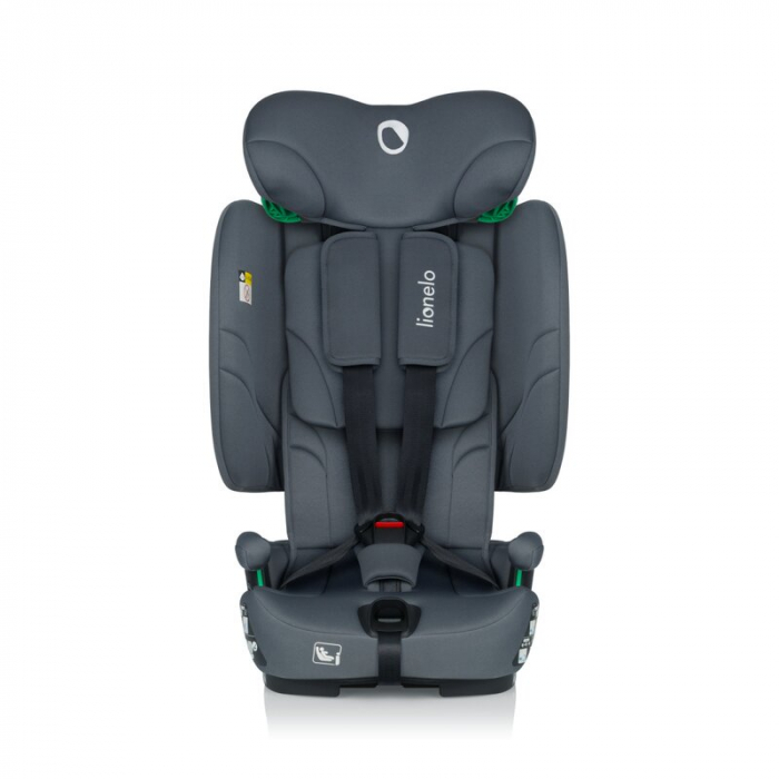 Scaun auto pliabil, Lionelo, Nelly, i-Size, 76- 150 cm, Tetiera reglabila in 15 pozitii, Spatar reglabil in 4 pozitii, Sisteme de fixare Isofix si Top Tether, Sezut lat si confortabil, Conform cu ECE  [11]