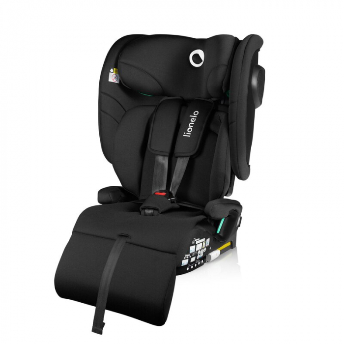 Scaun auto pliabil, Lionelo, Nelly, i-Size, 76- 150 cm, Tetiera reglabila in 15 pozitii, Spatar reglabil in 4 pozitii, Sisteme de fixare Isofix si Top Tether, Sezut lat si confortabil, Conform cu ECE  [6]