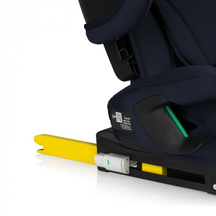 Scaun auto pliabil, Lionelo, Nelly, i-Size, 76- 150 cm, Tetiera reglabila in 15 pozitii, Spatar reglabil in 4 pozitii, Sisteme de fixare Isofix si Top Tether, Sezut lat si confortabil, Conform cu ECE  [21]
