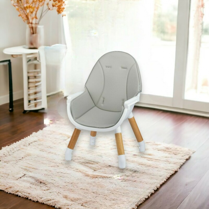 Scaun de masa, FreeON, Eos, 3 in 1, Multifunctional, Cu tavita reglabila si detasabila, Conform cu standardul european de securitate EN 14988:2017+A1:2020, Grey [14]