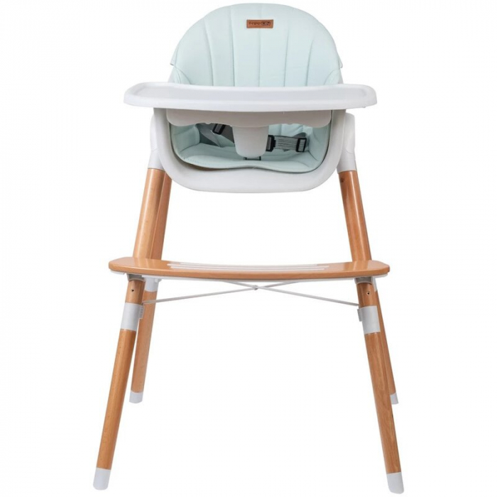Scaun de masa, FreeON, Tin, 2 in 1 reglabil, Cu tavita si husa detasabile, Suport pentru picioare reglabil, Conform cu standardul european de securitate EN 14988:2017+A1:2020, Light Green [3]