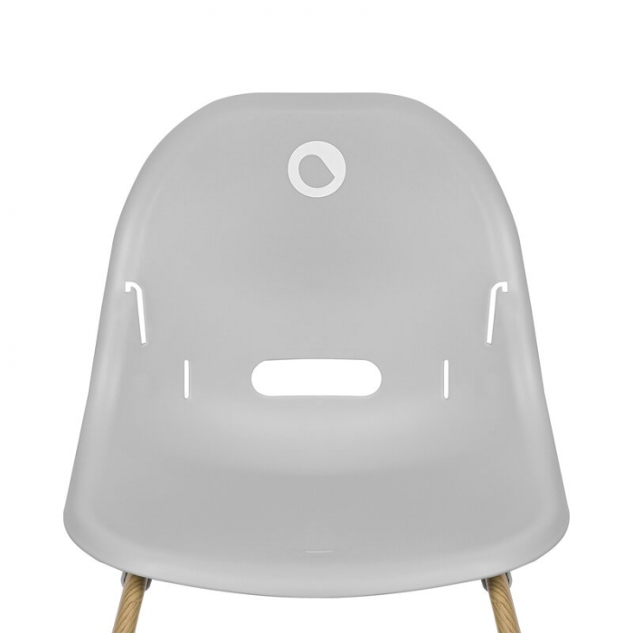 Scaun de masa, Lionelo, Dalia, 2 in 1, Transformabil, Cu 2 suporturi pentru picioare, Cu tavita detasabila, Sustine 60 kg, 6 luni+, Conform cu EN14988, Gri [7]
