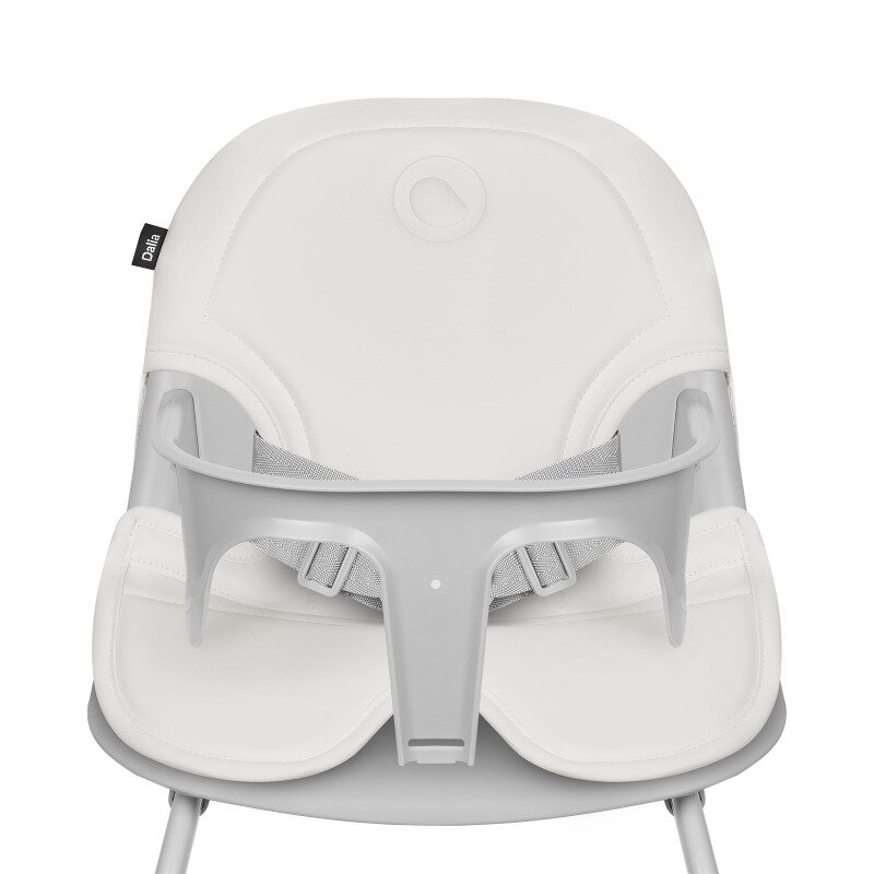 Scaun de masa, Lionelo, Dalia, 2 in 1, Transformabil, Cu 2 suporturi pentru picioare, Cu tavita detasabila, Sustine 60 kg, 6 luni+, Conform cu EN14988, Gri Stone [18]