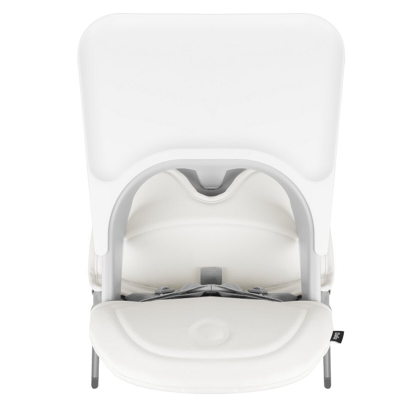 Scaun de masa, Lionelo, Dalia, 2 in 1, Transformabil, Cu 2 suporturi pentru picioare, Cu tavita detasabila, Sustine 60 kg, 6 luni+, Conform cu EN14988, Gri Stone [9]