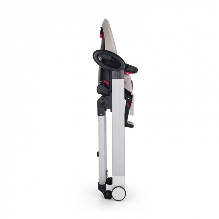 Scaun de masa, Petite&Mars, Tasty, Multifunctional, Pana la 15 kg, Reglabil pe inaltime in 7 pozitii, Spatar reglabil pana la 175 grade, Suport picioare si tavita reglabile, Cu roti, Aluminiu, Jasmine [13]