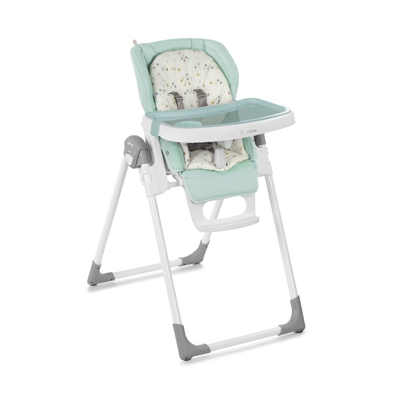 Scaun de masa si Balansoar, Jane, Mila 2 in 1, Transformabil, Multifunctional, Cu husa din imitatie piele, 0 luni+, Conform cu EN 14988:2017 + A1:2020EN 12790:2023, Iris [1]