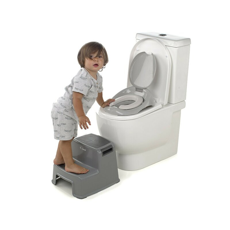 Scaunel Inaltator, Jane, Pentru WC, In Doua Trepte, Suprafata antiderapanta, 3 ani +, Dim Grey [3]