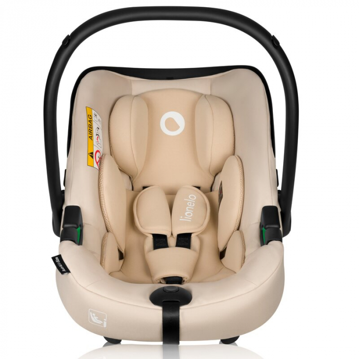 Scoica auto, Lionelo, i-Size Astrid, 0-13 Kg, 40-87 cm, Cu maner si capotina reglabile, Cu protectie laterala avansata, Salteluta confortabila, Testat ADAC, Conform cu standardul european de securitat [8]
