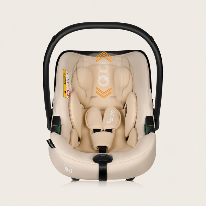Scoica auto, Lionelo, i-Size Astrid, 0-13 Kg, 40-87 cm, Cu maner si capotina reglabile, Cu protectie laterala avansata, Salteluta confortabila, Testat ADAC, Conform cu standardul european de securitat [25]