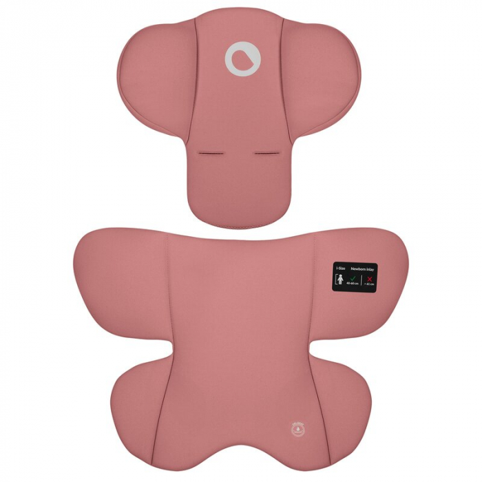 Scoica auto, Lionelo, i-Size Astrid, Include baza Isofix, 0-13 Kg, 40-87 cm, Cu maner si capotina reglabile, Cu protectie laterala avansata, Salteluta confortabila, Testat ADAC, Conform cu R129, Roz [18]