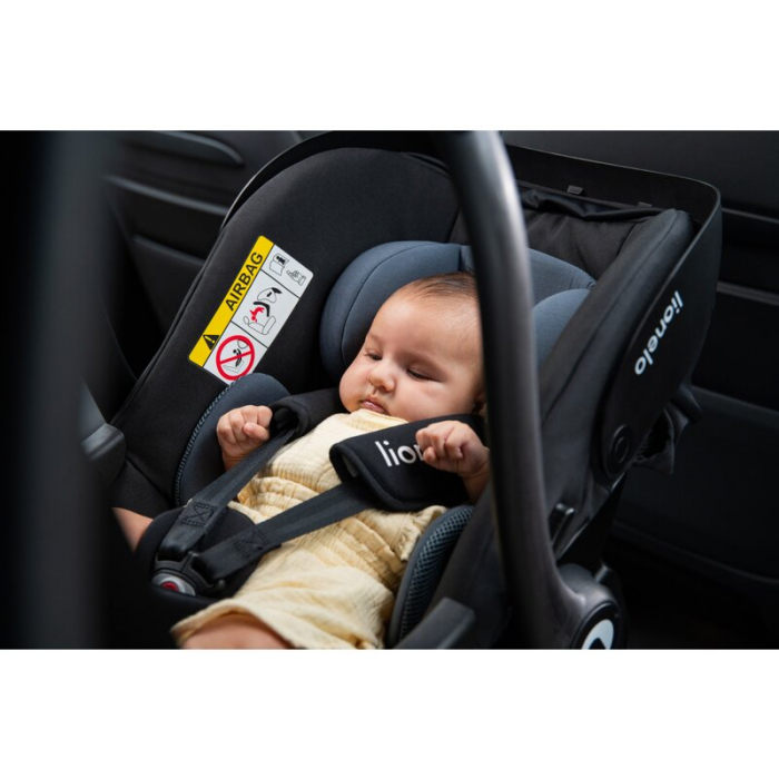 Scoica auto, Lionelo, i-Size Astrid, Include baza Isofix, 0-13 Kg, 40-87 cm, Cu maner si capotina reglabile, Cu protectie laterala avansata, Salteluta confortabila, Testat ADAC, Conform cu R129, Verde [16]