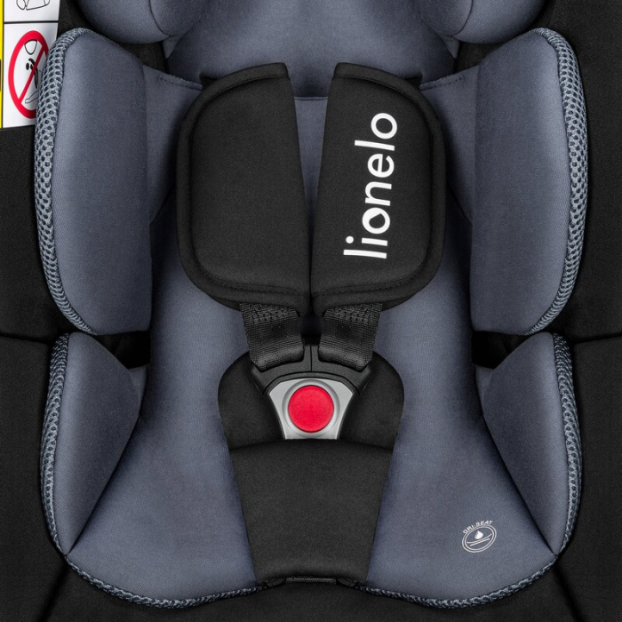 Scoica auto, Lionelo, i-Size Astrid, Include baza Isofix, 0-13 Kg, 40-87 cm, Cu maner si capotina reglabile, Cu protectie laterala avansata, Salteluta confortabila, Testat ADAC, Conform cu R129, Negru [17]