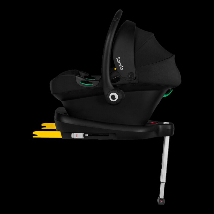 Scoica auto, Lionelo, i-Size Astrid, Include baza Isofix, 0-13 Kg, 40-87 cm, Cu maner si capotina reglabile, Cu protectie laterala avansata, Salteluta confortabila, Testat ADAC, Conform cu R129, Verde [24]