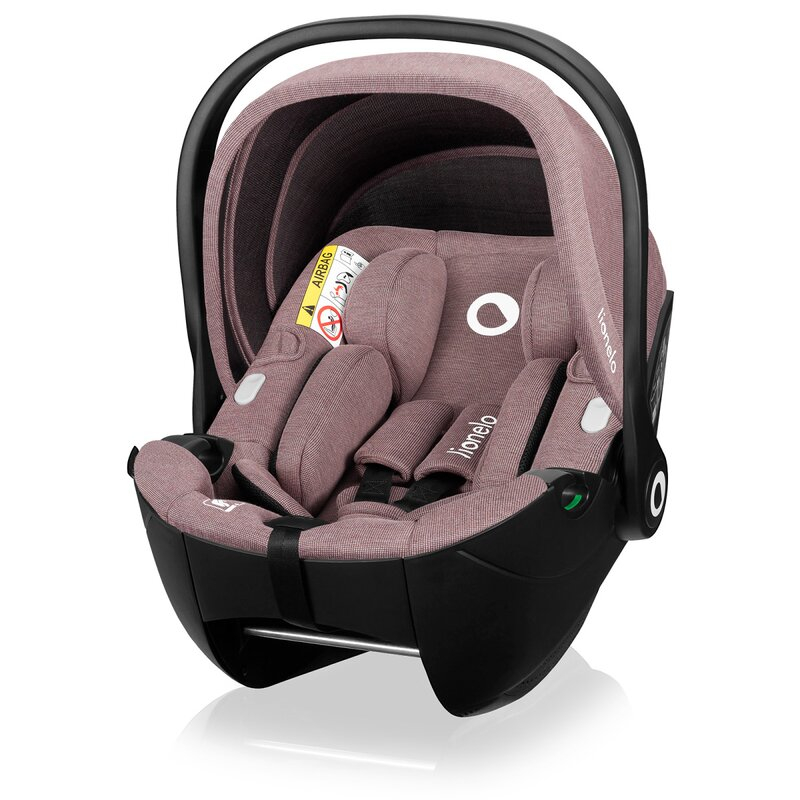 Scoica auto, Lionelo, Moxie, i-Size, Include baza rotativa 360 cu picior de fixare, 40-87 cm, Tetiera reglabila, intarita cu spuma de memorie, Carcasa ventilata, Din bambus, Protectie avansata, Confor [6]