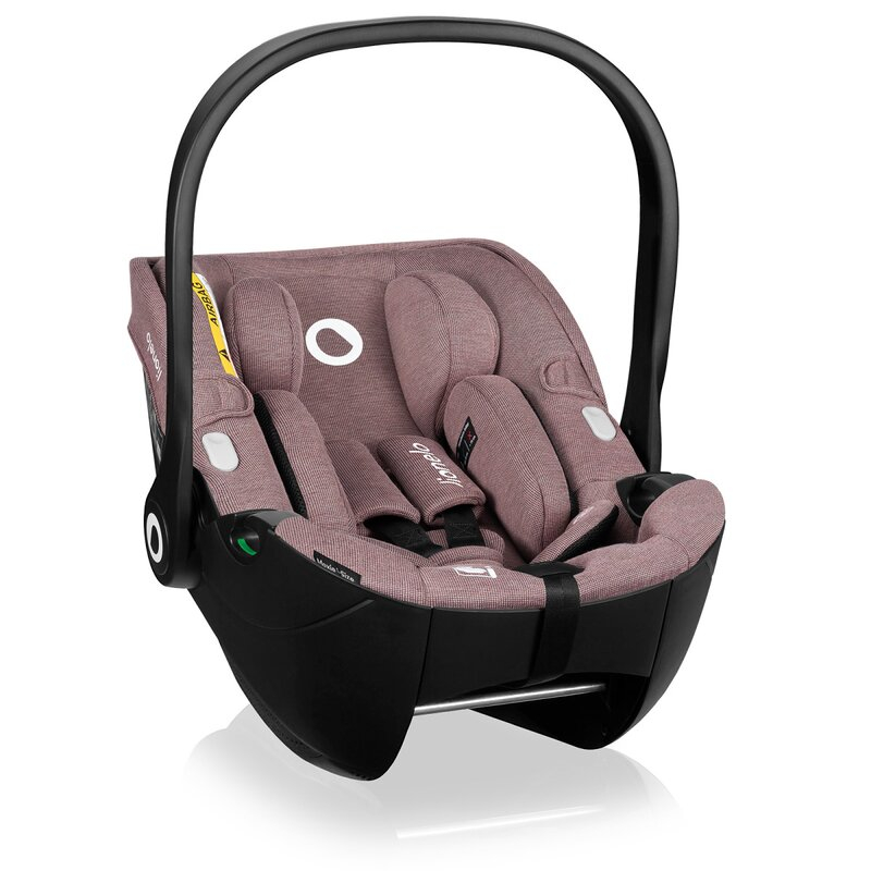 Scoica auto, Lionelo, Moxie, i-Size, Include baza rotativa 360 cu picior de fixare, 40-87 cm, Tetiera reglabila, intarita cu spuma de memorie, Carcasa ventilata, Din bambus, Protectie avansata, Confor [7]