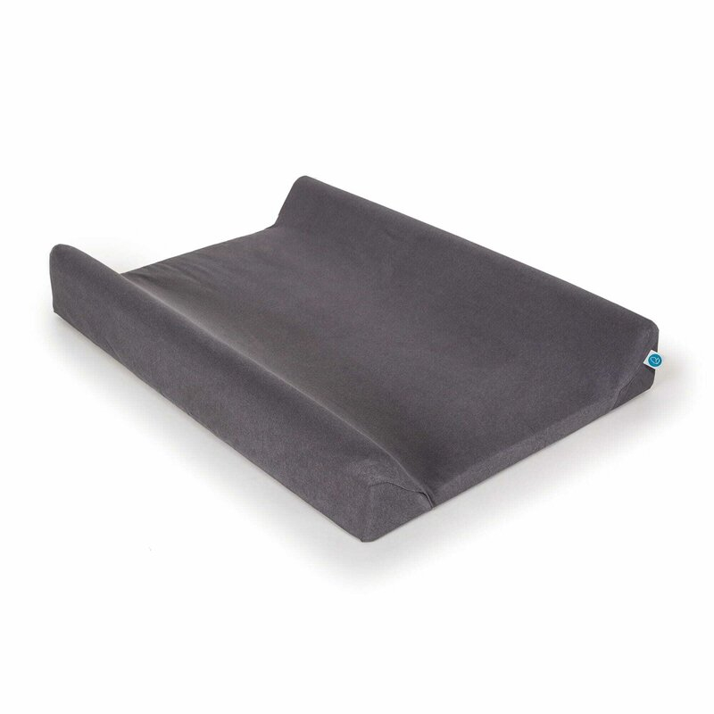 Set 2 huse, Ceba Baby, Pentru saltea de infasat, 50x70 cm, Certificat Oeko-Tex Standard 100, Bumbac, Dark/ Light Grey [3]