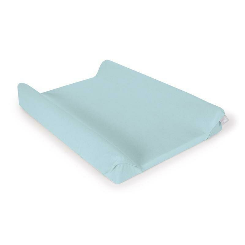 Set 2 huse, Ceba Baby, Pentru saltea de infasat, 50x70 cm, Certificat Oeko-Tex Standard 100, Bumbac, Turquoise/Ecru [2]