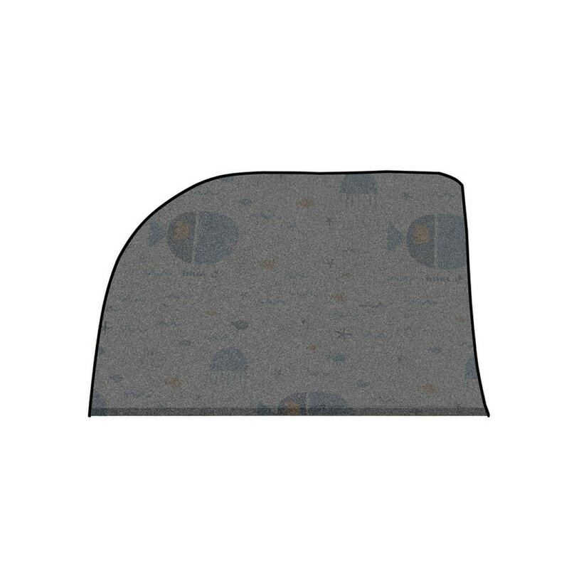 Set 2 parasolare plasa auto cu acoperire 100%, Jane, Universale, Usor de instalat, fara ventuze, Lazuli Blue [3]