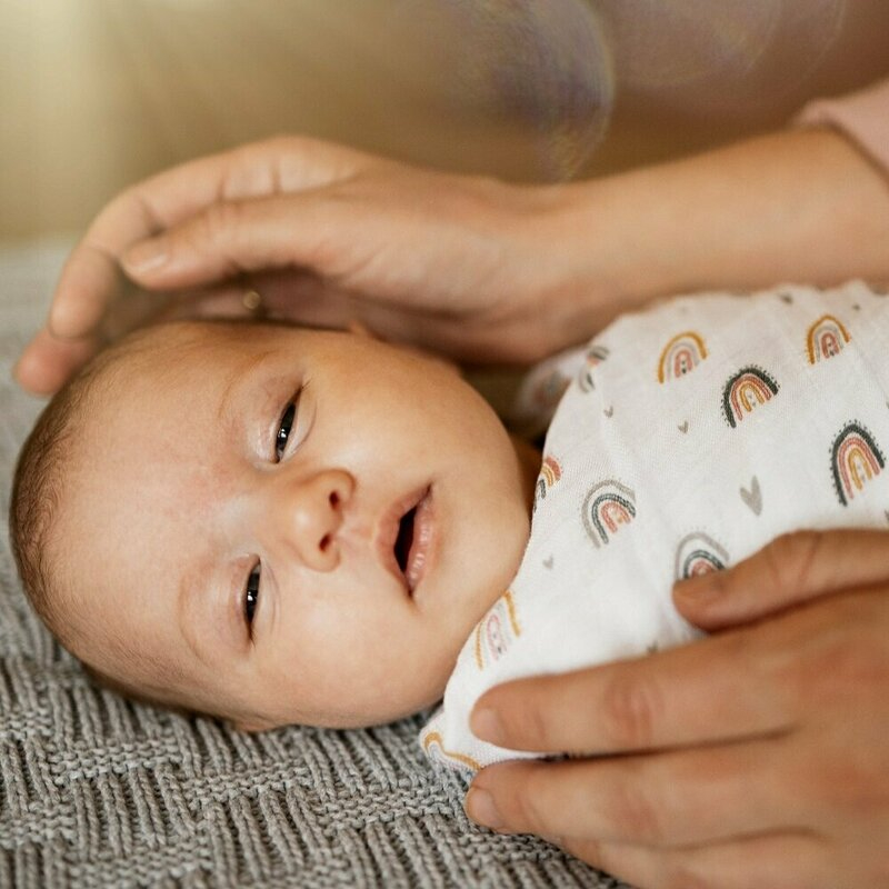 Set 2 scutece, Petite&Mars, Misty, Din muselina de bambus, Hipoalergenice, Dimensiuni mari, 120 x 120 cm, Certificate Oeko Tex Standard 100, Forest Fox [6]