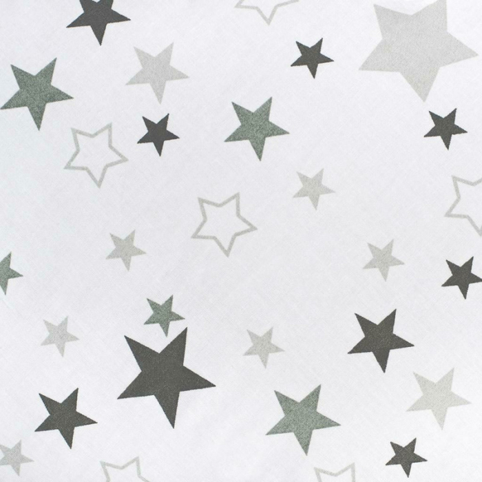 Set 3 piese, New Baby, Baby Nest, Cu paturica si pernuta, Grey stars [3]