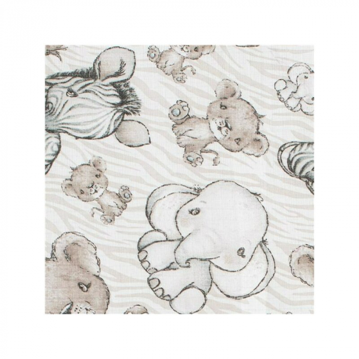 Set 3 scutece, New Baby, Multifunctionale, Din bumbac 100%, Material certificate Oeko Tex Standard 100, 70x80 cm, Multicolor [5]