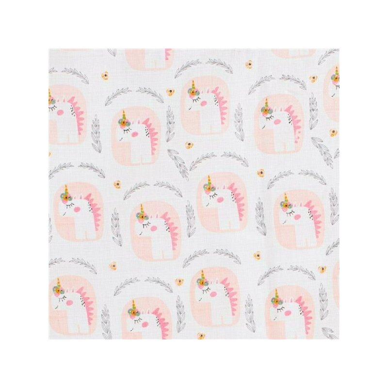 Set 3 scutece, New Baby, Multifunctionale, Din bumbac 100%, Material certificate Oeko Tex Standard 100, 70x80 cm, Multicolor, Girl [5]