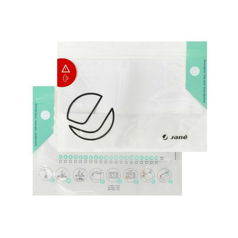 Set 5 pungi de sterilizare, Jane, Pentru microunde, Gata in 90 de secunde, 28 x 21 cm [2]