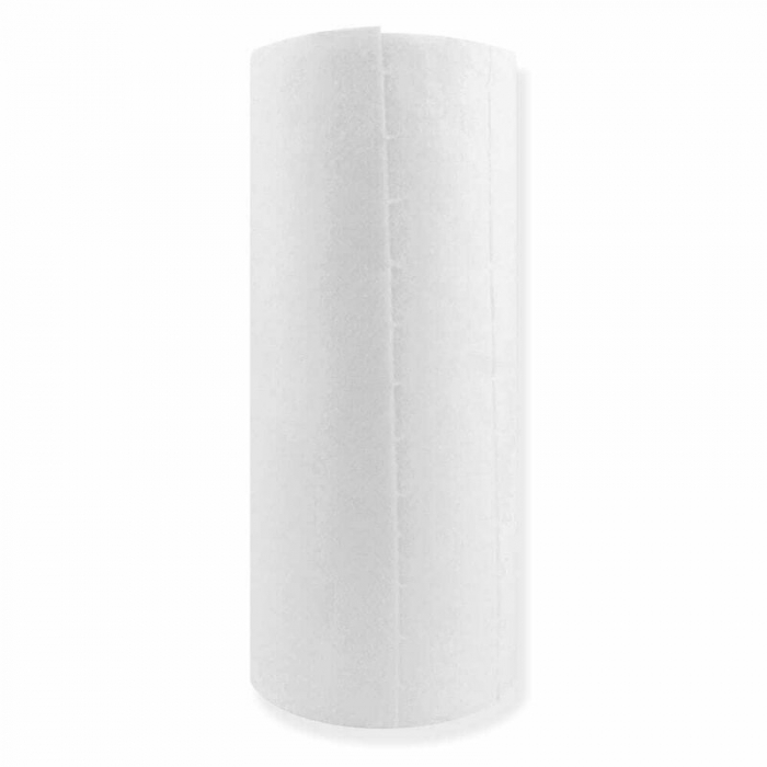 Set 50 bucati prosopele, Bocioland, Pe rola, Din bumbac, Hipoalergenice, Biodegradabile, 23x20 cm, White [3]