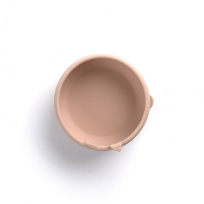 Set complet de masa, Jane, Din silicon, Cu 4 piese, Farfurie, Bol, Lingurita si pahar, BPA free, Pale [6]