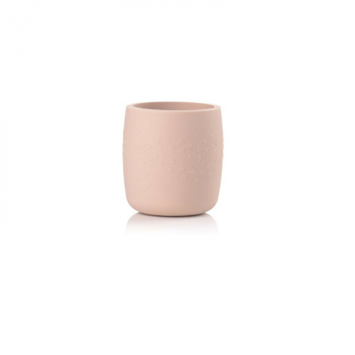 Set complet de masa, Jane, Din silicon, Cu 4 piese, Farfurie, Bol, Lingurita si pahar, BPA free, Pale [10]