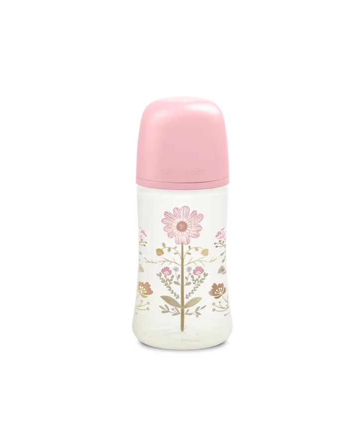 Set Suavinex biberon 270 ml + suzetă + lănțișor suzetă Gold Premium [2]