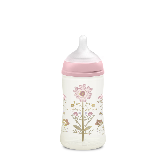 Set Suavinex biberon 270 ml + suzetă + lănțișor suzetă Gold Premium [3]