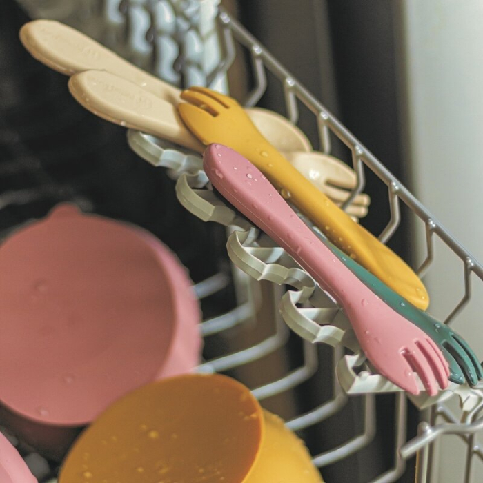 Set tacamuri, Petite&Mars, Take&Match, Din silicon, Fara BPA 6 luni+, Ocru [12]