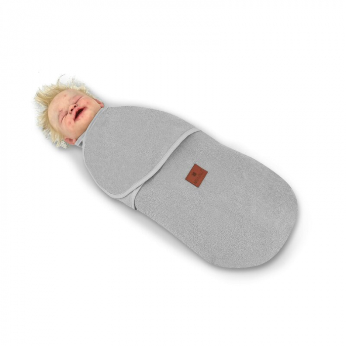 Sistem de infasare, MimiNu, Pentru bebe, 0 - 3 luni, Din tesatura thermofrotte, Grey [3]