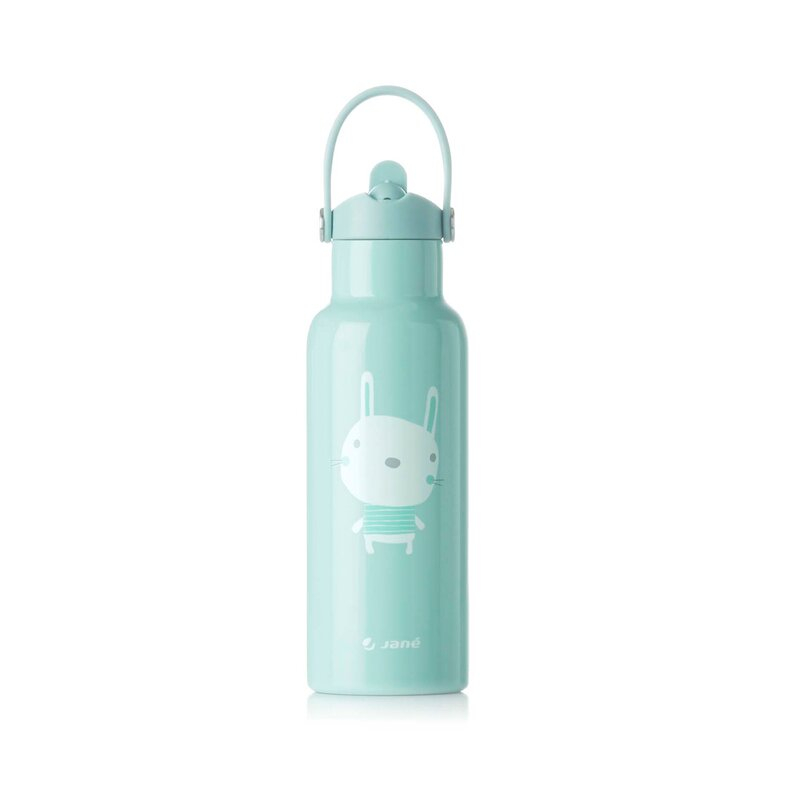 Sticla termos lichide, Jane, Din otel inoxidabil, Cu mentinere de temperatura de pana la 12 ore, 500 ml, Bpa Free, Conform cu EN 1186:2022EN 12546-1:2000UNE EN 14372:2005, Mint [1]