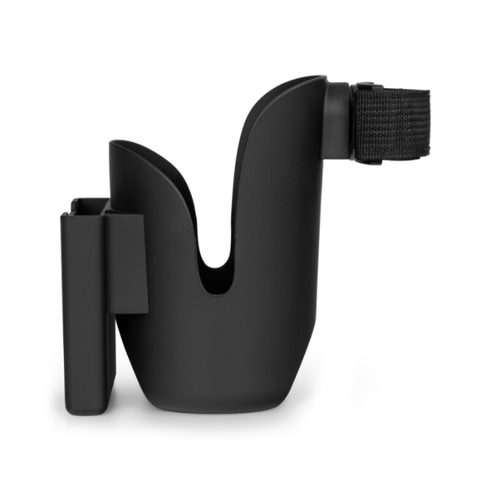 Suport universal pentru biberon/pahar si telefon, Lionelo, Ove, Cu sistem de rotire 360, Negru [8]
