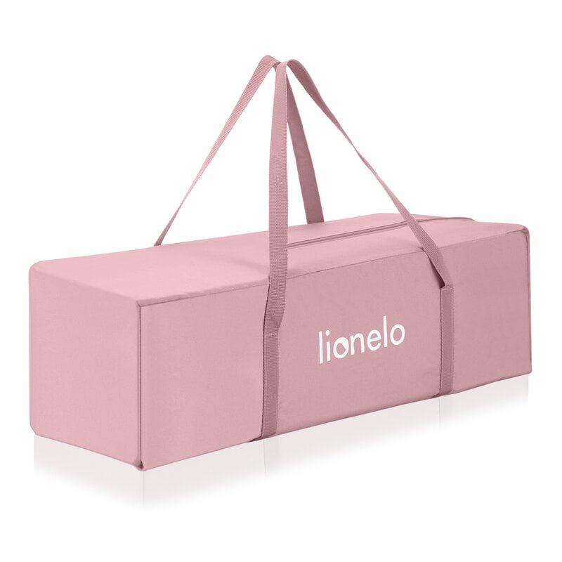 Tarc de joaca, Lionelo, Mille Plus, Pliabil, Include saltea cu densitate T25, 4 jucarii cu velcro, Manere textile, Geanta de transport, Cu roti si inchidere laterala, Pereti din plasa pentru vizibilit [14]