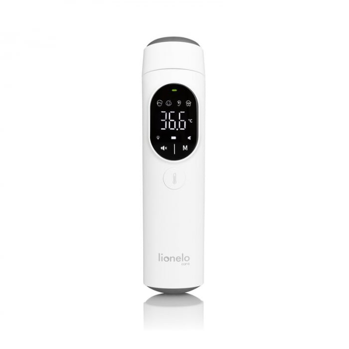 Termometru, Lionelo, FeverScan, Cu infrarosu, Fara contact, Rezultat ultrarapid, Potrivit si pentru alimente, Cu 4 moduri de functionare, Cu indicator LED si alarma sonora, Cu husa de depozitare [4]