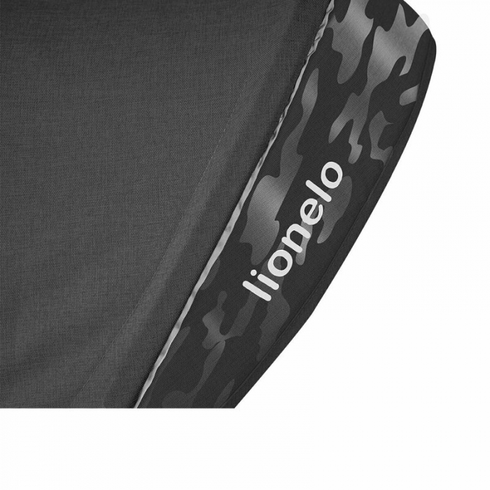 Tricicleta copii, Lionelo, Haari, Ultrapliabila, Multifunctionala, Suport picioare, Control al directiei, Scaun reversibil, Rotire 360 grade, Conform cu standardul european de securitate EN71, Gri [22]