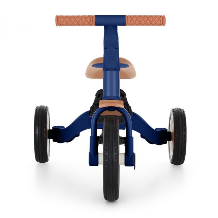 Tricicleta, Petite&Mars, Turbo, 5 in 1, Multifunctionala, Vehicul de impins, Bicicleta cu/fara pedale, Cu maner de ghidaj, Detasabil, Roti din cauciuc, Pana la 25 kg, 1.5-5 ani, Albastru [9]