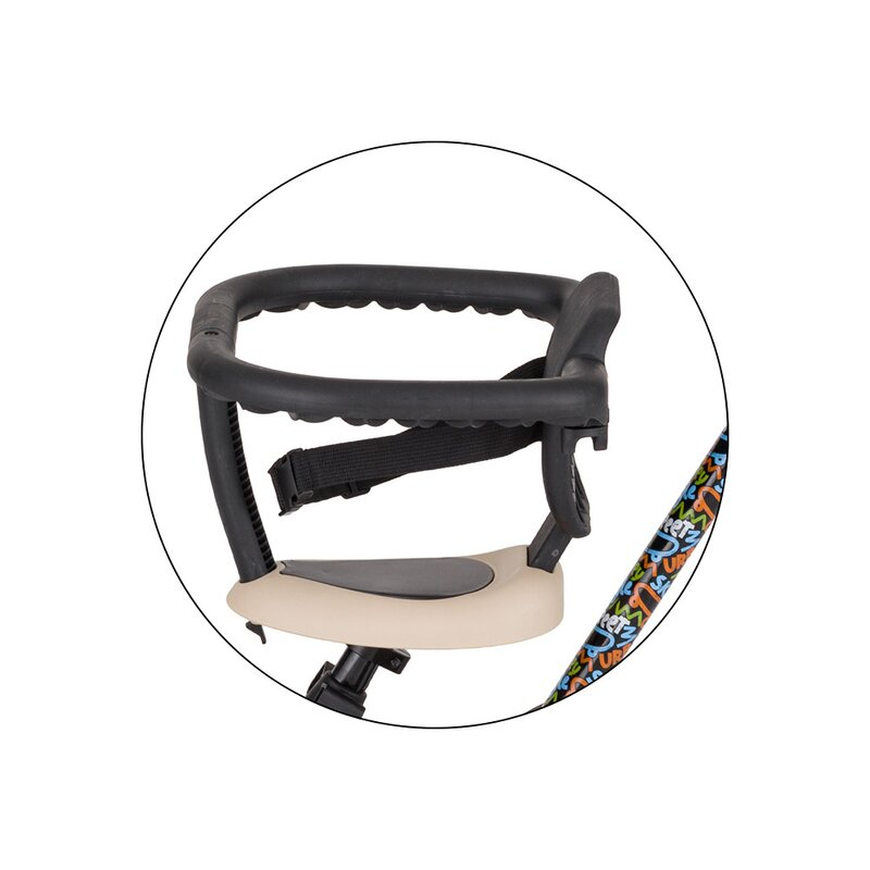 Tricicleta, Petite&Mars, Turbo, Editie limitata, 5 in 1, Multifunctionala, Vehicul de impins, Bicicleta cu/fara pedale, Cu maner de ghidaj, Detasabil, Roti din cauciuc, Pana la 25 kg, 1.5-5 ani, City  [14]