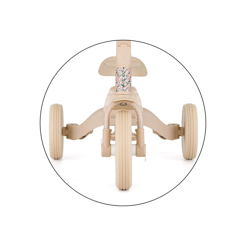 Tricicleta, Petite&Mars, Turbo, Editie limitata, 5 in 1, Multifunctionala, Vehicul de impins, Bicicleta cu/fara pedale, Cu maner de ghidaj, Detasabil, Roti din cauciuc, Pana la 25 kg, 1.5-5 ani, Pink  [15]