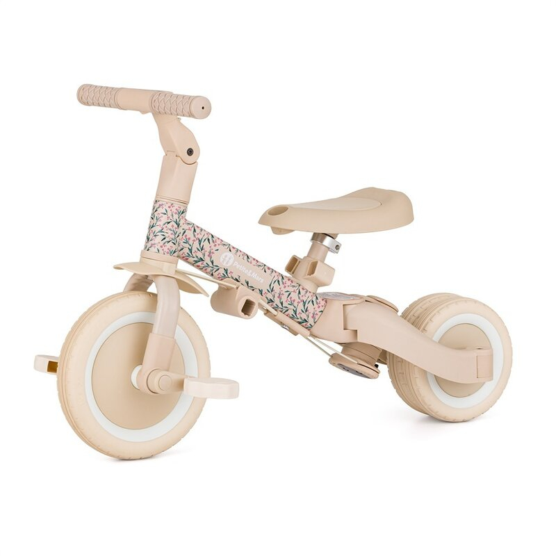 Tricicleta, Petite&Mars, Turbo, Editie limitata, 5 in 1, Multifunctionala, Vehicul de impins, Bicicleta cu/fara pedale, Cu maner de ghidaj, Detasabil, Roti din cauciuc, Pana la 25 kg, 1.5-5 ani, Pink  [9]