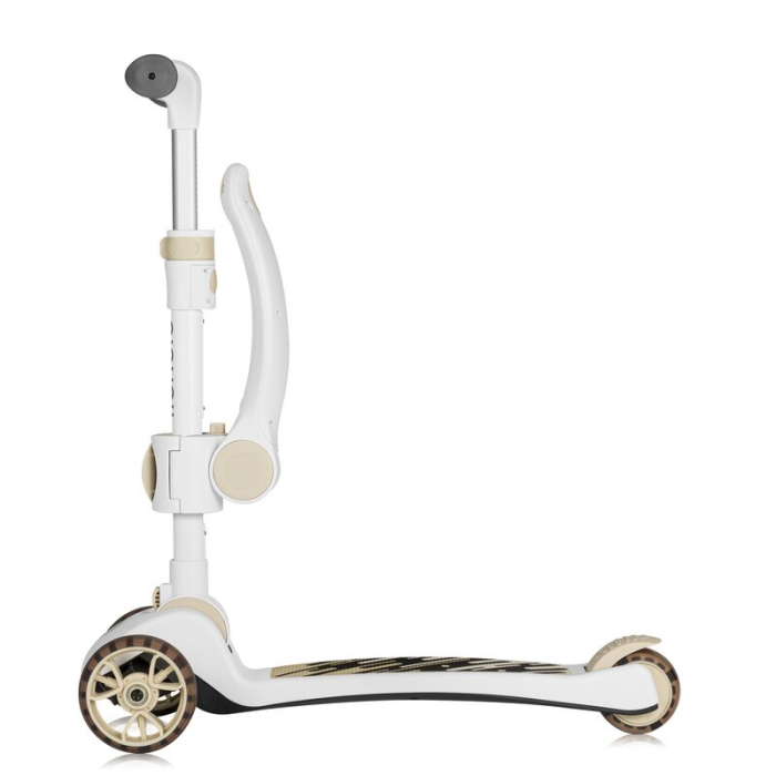 Trotineta, Lionelo, Franky, Multifunctionala, Pliabila, Pana la 50 kg, Bicicleta cu 3 roti si trotineta de echilibru, Ghidon reglabil, Sezut detasabil, Roti cu LED, Conform cu EN71, EN62115, 12 luni+, [12]